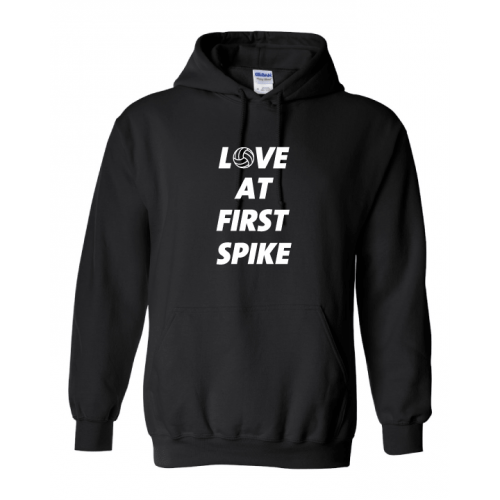 LOVE AT 1ST SPIKE VOLLEYBALL HOODIE 