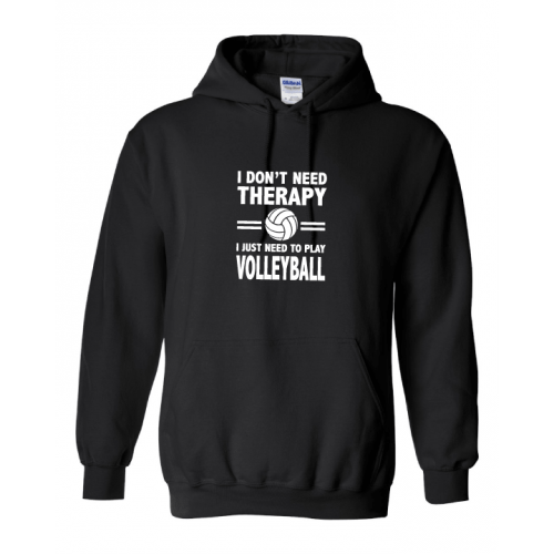  VOLLEYBALL THERAPY HOODIE (18500-THERAPY)