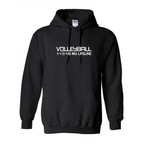 VOLLEYBALL IS MY LIFELINE HOODIE 